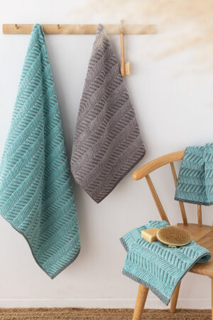 Πετσέτα Προσώπου Towels Collection 50x90 TRAVIS GREY - Image 2