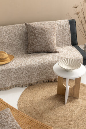 Διακοσμητικη Μαξιλαροθηκη 55x55 ESTER BEIGE - Image 1