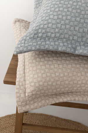 Κουβέρτα Matelasse 170X260 DAPHNE GREY - Image 2