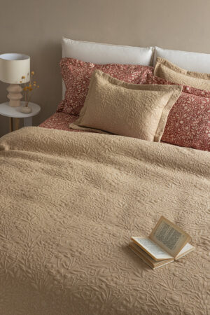 Ζεύγος Μαξιλαροθήκες Matelasse Oxford 50X70 ALINA GOLD - Image 2