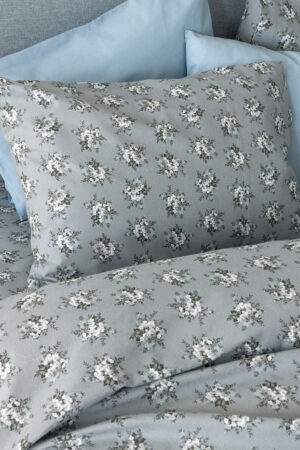 Σετ Μονά Σεντόνια Flannel Beauty 170x265 FB0230 Με Λάστιχο - Image 3
