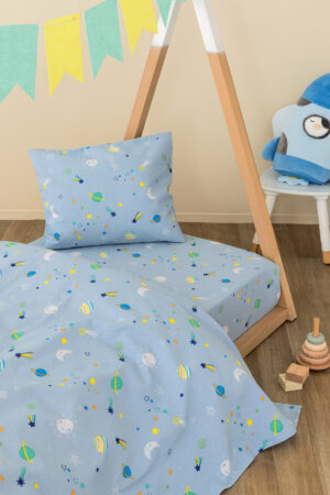 Σετ Μονά Σεντόνια Poppet 170x265 PP100 Με Λάστιχο - Image 3