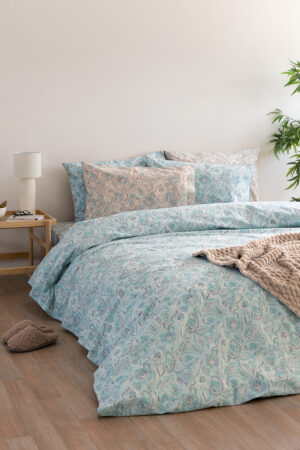 Σετ Μονά Σεντόνια Fashion Life 170x260 FL6258 Με Λάστιχο - Image 1
