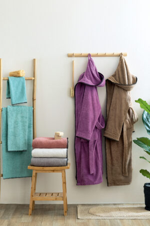 Μπουρνούζι Bath Collection BRIDGE VIOLET Medium - Image 2