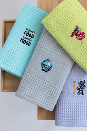 Σετ 4 Πετσέτες Κουζίνας Kitchen Towels 50x70 NORA100 - Image 1