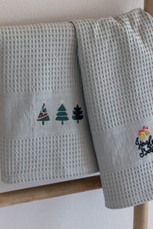 Σετ 2 Πετσέτες Κουζίνας Christmas Collection 50x70 NORA CHR101 EMBROIDERY 1 - Image 1
