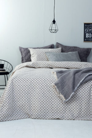 Σετ Υπέρδιπλα Σεντόνια Fashion Life 240x260 FL6272 Με Λάστιχο - Image 1