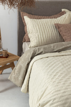 Ζεύγος μαξιλαροθήκες 50x70 Oxford TOT IVORY - Image 3