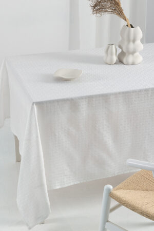Τραπεζομάντηλο Formal Dinner 175x260 MILLY WHITE - Image 1