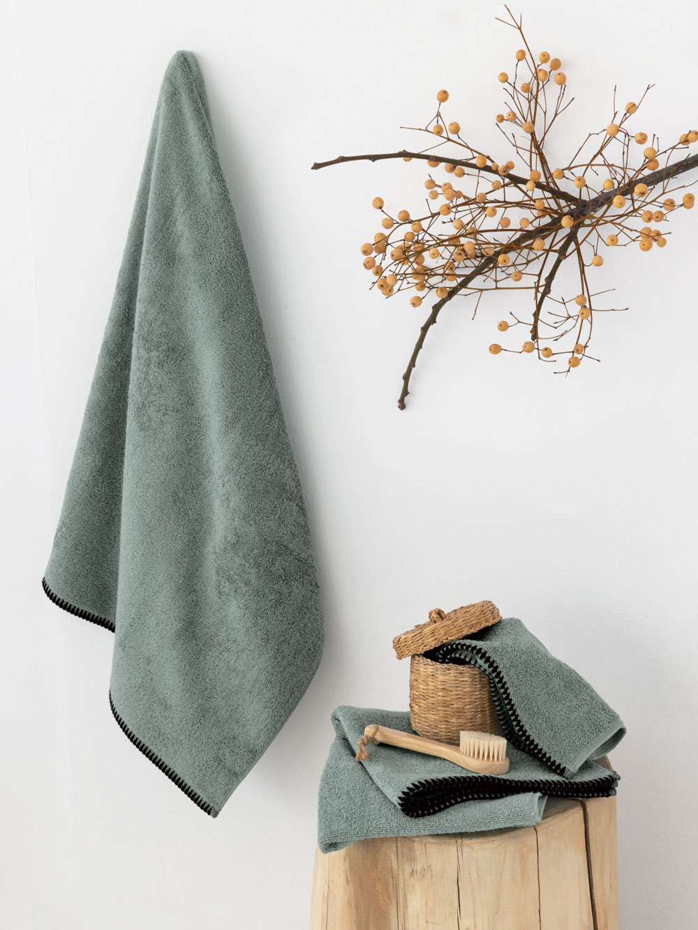 Πετσέτα Λουτρού Towels Collection 70x140 BROOKLYN SAGE