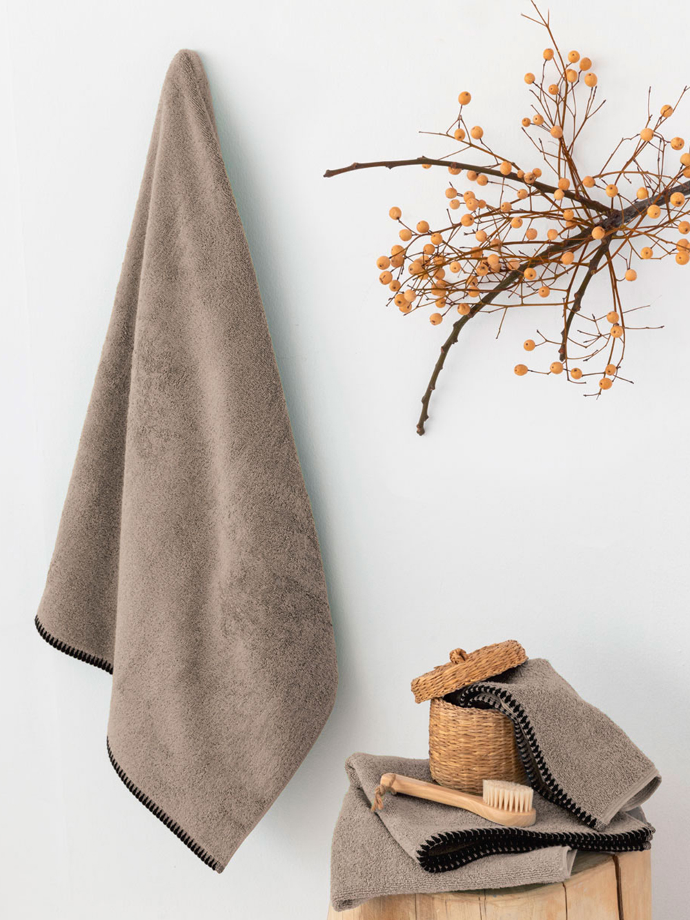 Σετ Πετσετες Towels Collection BROOKLYN MOKA