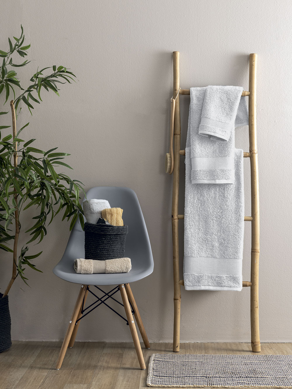 Πετσέτα Λουτρού Towels Collection 70x140 NAYA WHITE