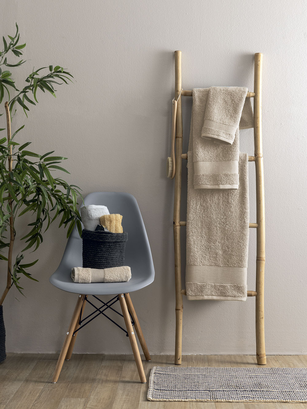 Πετσέτα Λουτρού Towels Collection 70x140 NAYA FOG