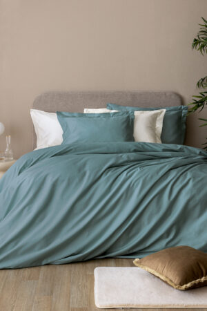 Σεντόνι King size 285x270 Posh Sateen GREEN - Image 1