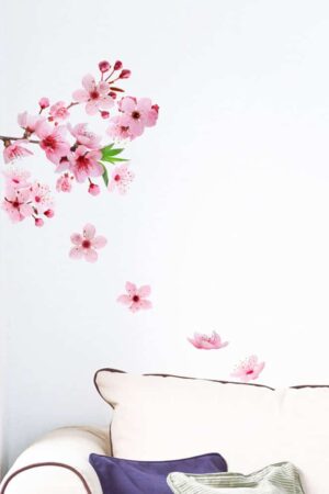 Cherry Blossom αυτοκόλλητα τοίχου βινυλίου (54327)