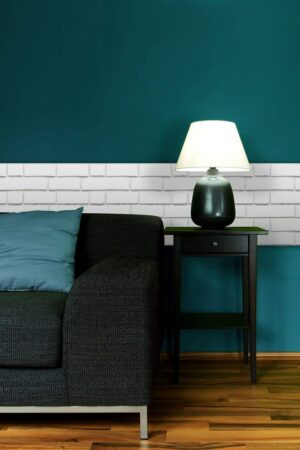 White Bricks μαλακά πλακάκια προστασίας τοίχων (54731)