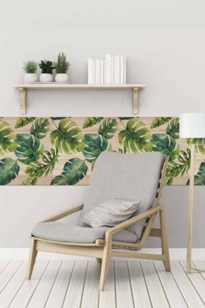 Wood Tropical μαλακά πλακάκια προστασίας τοίχων (54758)