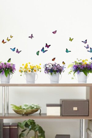 Wild Flowers αυτοκόλλητα τοίχου βινυλίου (58398) - Image 1