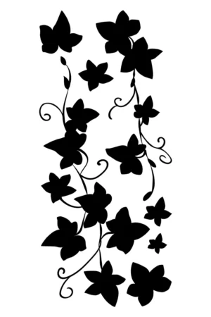 Ivy Silhouette αυτοκόλλητα τοίχου (59182) - Image 3