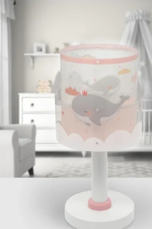 Whale Dreams Pink επιτραπέζιο φωτιστικό (61171S) - Image 1