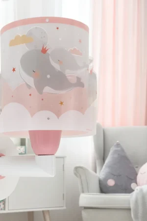 Whale Dreams Pink απλίκα τοίχου (61179S)