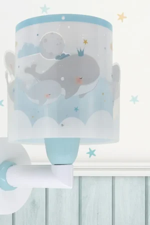Whale Dreams Blue απλίκα τοίχου (61179T)