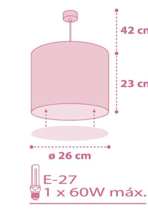 Sweet Dreams Pink φωτιστικό οροφής (62012MS) - Image 3