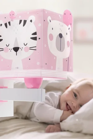 Baby Jungle Pink απλίκα τοίχου διπλού τοιχώματος (63119S)