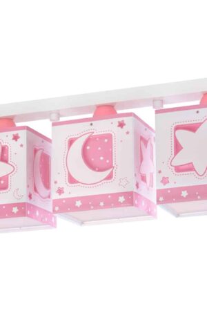 MoonLight Pink τρίφωτο οροφής ράγας (63233NS) - Image 1