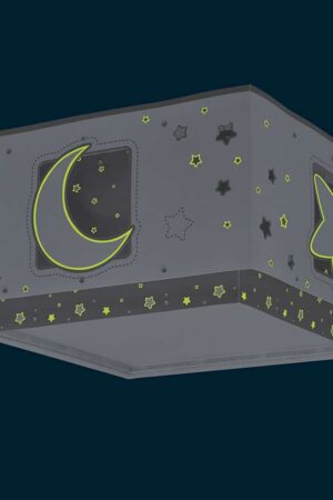 Moonlight Gray παιδική πλαφονιέρα οροφής (63236ME) - Image 3