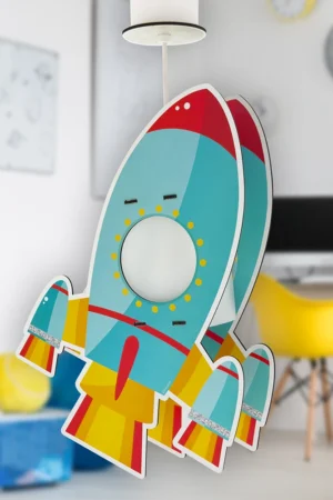 Rocket MDF παιδικό φωτιστικό οροφής (63357)
