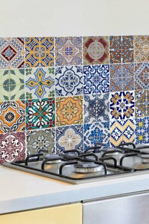 Azulejos L πλάτη προστασίας τοίχου εστιών κουζίνας (67202) - Image 2