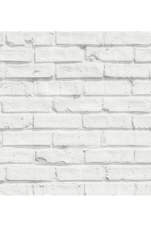 White Bricks L πλάτη προστασίας τοίχου εστιών κουζίνας (67214) - Image 2