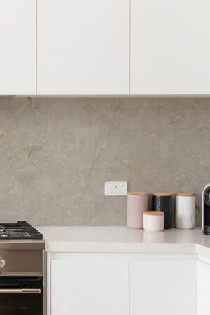 Travertine Stones πλάτη προστασίας τοίχων κουζίνας & μπάνιου (67337) - Image 3