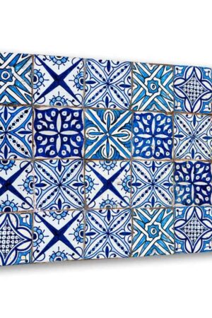Blue Azulejos πάνελ αλουμινίου εστίας L (86207) - Image 3