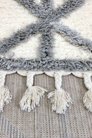 Μοντέρνο Χαλί Thick 825 Grey Cream 200X250 Koulis Carpets - Image 3