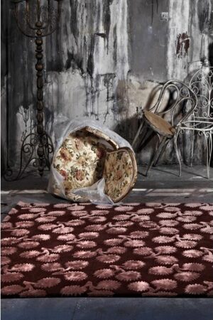 Μοντέρνο Χαλί Χειροποίητο Cacharel 1012 Brown 200X300 Biokarpet - Image 2
