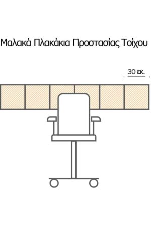 Wood Tropical μαλακά πλακάκια προστασίας τοίχων (54758) - Image 3