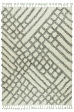 Μοντέρνο Χαλί Thick 826 Grey Cream 235X290 Koulis Carpets - Image 1