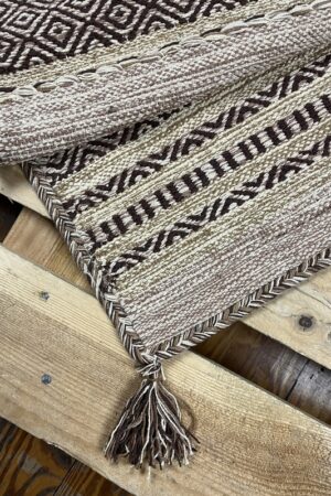 Βαμβακερό Χαλί Mykonos Beige 70X200 Koulis Carpets - Image 2