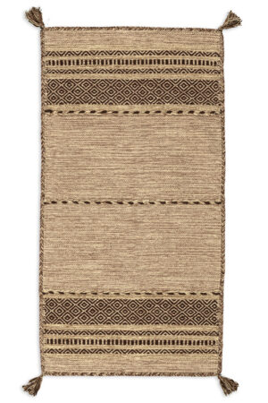 Βαμβακερό Χαλί Mykonos Beige 70X200 Koulis Carpets - Image 1