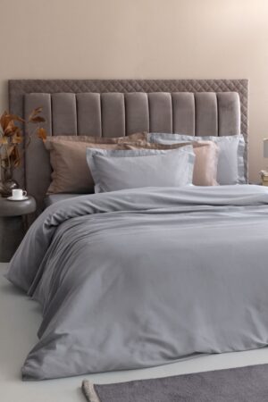 Σετ King Size Σεντόνια 285x270 Posh Sateen GREY - Image 1