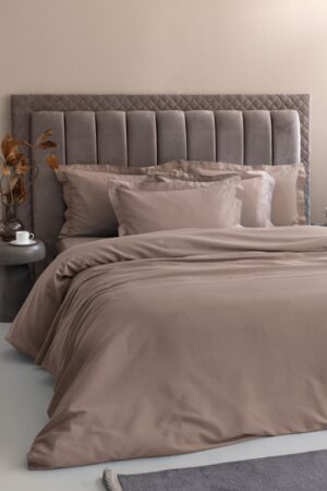 Σετ King Size Σεντόνια 285x270 Posh Sateen TAUPE - Image 1