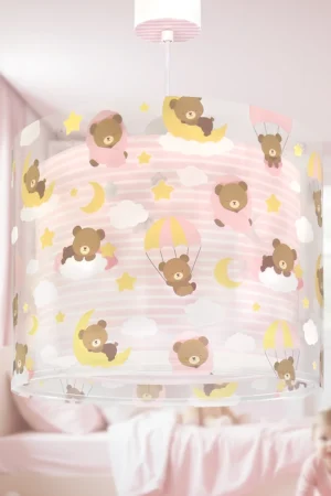 Baby Teddy Pink φωτιστικό οροφής (41572S)