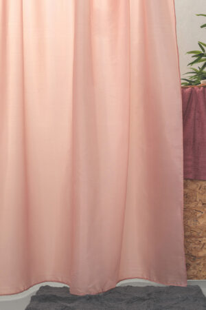 Κουρτίνα Μπάνιου Με 12 Κρικους 180x200 SIMPLE PINK - Image 1