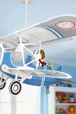 Snoopy airplane κρεμαστό φωτιστικό οροφής (54302)