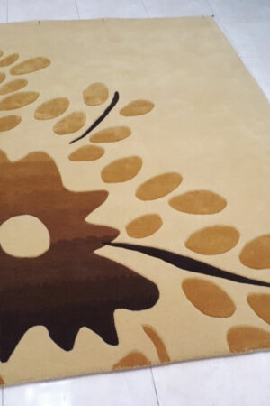 Μοντέρνο Χαλί Χειροποίητο Cacharel 1002 Brown 170X240 Biokarpet - Image 1