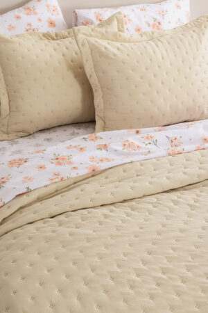 Κουβερλί King size 260x240 NICO/2 BEIGE - Image 3