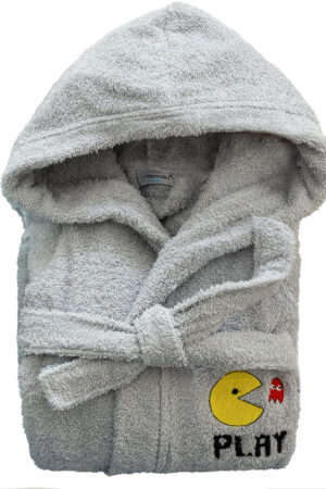 Μπουρνούζι με Κουκούλα Kids Bath PAC GREY 12-14