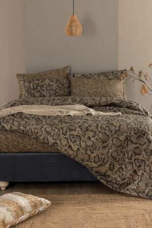Σετ Σεντόνια Υπέρδιπλα Flannel Beauty 240x265 FB0243 Με Λάστιχο - Image 1